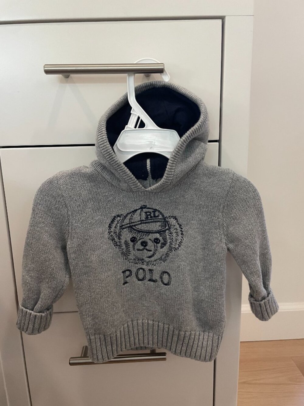 Ralph Lauren Hooded Thick Sweater Sweatshirt - 6mo Baby Unisex - Like New